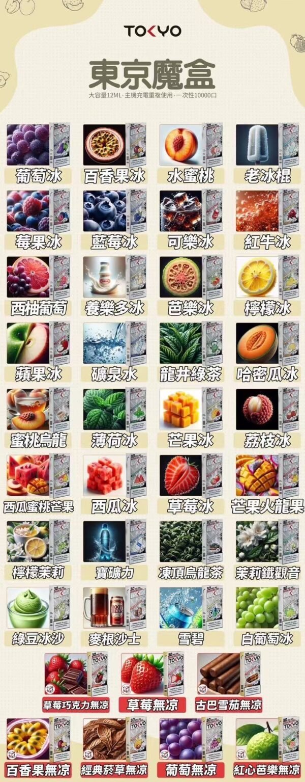 6月活動💥5盒送主機❤️‍東京魔盒TOKYO煙彈❤️‍大容量12ml❤️‍抽過不想換品牌